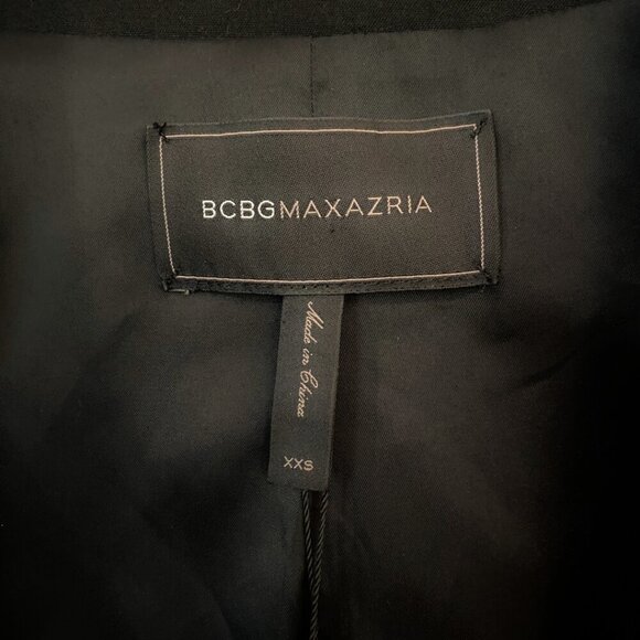 Women's BCBG MaxAzria Zippered Detail Derek Blazer - New with Tags Size XXS - Picture 5 of 7